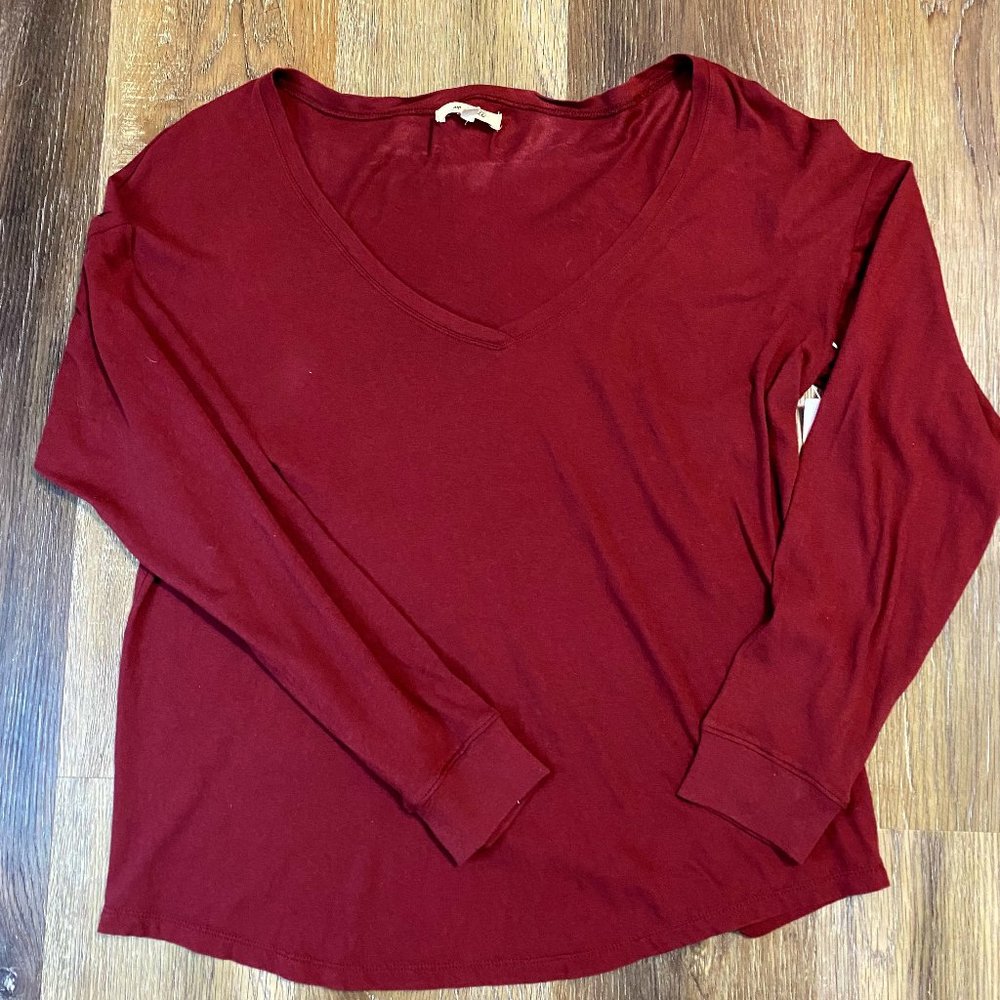 ☂️Madewell - Softfade Cotton V-Neck Relaxed Tee